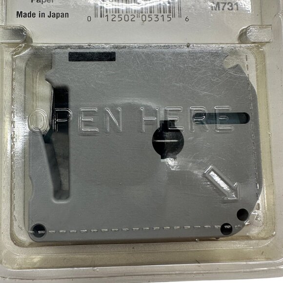 Brother P-touch M731 Black On Green Label Maker Tape (Set of 3) - Picture 7 of 7